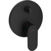 Hansgrohe Rebris S, rejtett fürdőcsaptelep beépített biztonsági kombinációval, fekete matt, 72467670