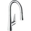 Hansgrohe Talis M51, karos mosogató csaptelep 200 kihúzható spray-vel, króm, 72813000