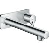 Hansgrohe Talis S, rejtett mosdócsaptelep kifolyóval 225 mm, króm, 72111000