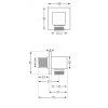 mexen cube przylacze katowe czarne 79340 70