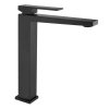 Sapho, LATUS 25 szabadon álló mosdócsaptelep kivezetés nélkül, magas, fekete matt, 1102-04B