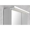 Aqualine, KAWA STRIP Galéria LED világítással 60x70x22cm, fehér, WGL60S