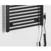 Aqualine, DIRECT-E elektromos fűtőelem, egyenes, 600x1320 mm, 600 W, fekete, ILE36TB