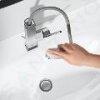 Grohe Plus - L mosdócsaptelep, Push-Open kimenettel és kihúzható véggel, króm 23844003