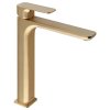 Sapho, SPY álló mosdócsaptelep magas, kifolyó nélkül, meghosszabbított kifolyó, złoty szczotkowany, PY07/19