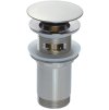Deante Click-Clack, univerzális mosogató leeresztő csavar fém házzal, acél, DEA-NHC_F10U