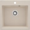 Deante Evora, 1 kamrás gránit mosogató 500x500x216 mm, bézs, DEA-ZQJ_5103