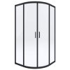 2683 kabina funkia nero polokragla szklo transparentne 80x80 cm