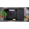 3817 zlew magnetic nero granit 1k z o 820x500x219 3 5 osprzet space saver nero