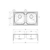 3253 1 zlew xylo dekor 2k b o 780x435x150 3 5 osprzet