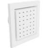Mexen - feltételes zuhanyfej, négyzet, 130x120 mm, fehér, 79365-20