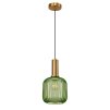 Rea, Üveg függesztett mennyezeti lámpa APP462-1CP zöld, OSW-00592