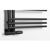 , POSEIDON fűtőelem 450x1140mm, fekete matt, PS411B