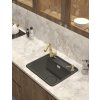 Deante Momi, 1 kamrás gránit mosogató 500x440x230 mm gazdaságos szifonnal, antracit, DEA-ZKM_T103