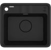 Deante Momi, 1 kamrás gránit mosogató 500x440x230 mm gazdaságos szifonnal, grafit, DEA-ZKM_G103