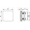 307481 mexen axs kupelnovy ventilator s casovacom priemer 100mm strieborna w9601 100t 11