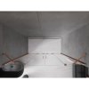 Mexen Velar Duo, nyitható tolóajtó 200x200 cm, 8mm átlátszó üveg, rózsa arany, 871-200-000-02-60