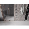 Mexen Velar, nyitható tolóajtó 70x200 cm, 8mm átlátszó üveg, rézmatt, 871-070-000-01-65