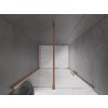 Mexen Velar, nyitható tolóajtó 80x200 cm, 8mm átlátszó üveg, rézmatt, 871-080-000-01-65