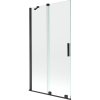 Mexen Velar, 2 szárnyas eltolható kádparaván 100 x 150 cm, 8mm átlátszó üveg, fekete matt, 896-100-000-01-70