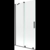 Mexen Velar, 2 szárnyas eltolható kádparaván 100 x 150 cm, 8mm átlátszó üveg, grafit matt profil, 896-100-000-01-66