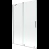 Mexen Velar, 2 szárnyas eltolható kádparaván 120 x 150 cm, 8mm átlátszó üveg, króm profil, 896-120-000-01-01