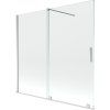 Mexen Velar, 2 szárnyas eltolható kádparaván 170 x 150 cm, 8mm átlátszó üveg, króm profil, 896-170-000-01-01