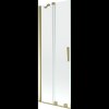 Mexen Velar, 2 szárnyas eltolható kádparaván 75 x 150 cm, 8mm átlátszó üveg, arany fényes profil, 896-075-000-01-50