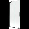 Mexen Velar, 2 szárnyas eltolható kádparaván 90 x 150 cm, 8mm átlátszó üveg, fekete matt, 896-090-000-01-70
