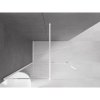 Mexen Velar, tolóajtó a nyílásba Walk-In típus 130 cm, 8 mm átlátszó üveg, fehér, 871-130-000-03-20