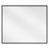 Mexen Loft, téglalap alakú fürdőszobai tükör 60 x 50 cm, keret színe fekete matt, 9852-060-050-000-70