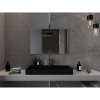Mexen Loft, téglalap alakú fürdőszobai tükör 90 x 60 cm, keret színe arany fényes, 9852-090-060-000-50