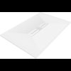 Mexen Toro, SMC téglalap alakú zuhanytálca 110 x 90 cm, fehér, fehér huzat, 43109011-W