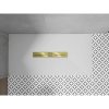 Mexen Toro, SMC téglalap alakú zuhanytálca 180 x 80 cm, fehér, arany kupak, 43108018-G