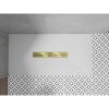 Mexen Toro, SMC téglalap alakú zuhanytálca 180 x 80 cm, fehér, arany kupak, 43108018-G
