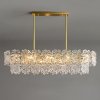 Szerszámlámpa, kristály függőlámpa 4xE14 APP1198-4CP, arany, OSW-01491