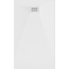 Mexen Hugo, téglalap alakú zuhanytálca SMC 150 x 90 cm, fehér, fehér huzat, 42109015-W