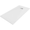 Mexen Hugo, téglalap alakú zuhanytálca SMC 180 x 90 cm, fehér, acél huzat, 42109018-X