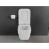 WC Mexen Cube Rimless WC-ülőkével vékony, hőre keményedő, fehér - 30924000