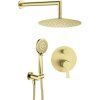 Deante Arnika, rejtett zuhanykészlet esővel és kézfejjel, arany matt, DEA-NAC_R9QP