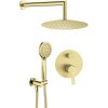 Deante Arnika, rejtett zuhanykészlet esővel és kézfejjel, arany matt, DEA-NAC_R9QP