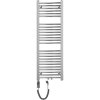 Mexen Ares, elektromos fűtőelem 1200x400 mm + fűtőrúd 300 W, króm, W102-1200-400-2300-01