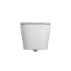 Invena Paros, falra akasztható WC csésze Rimless 465x350x360 mm + SLIM wc ülőke lassan záródó, fehér fényes, INV-CE-90-001-W
