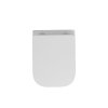 Invena Paros, falra akasztható WC csésze Rimless 465x350x360 mm + SLIM wc ülőke lassan záródó, fehér fényes, INV-CE-90-001-W