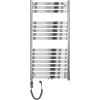 Mexen Uran, elektromos fűtőelem 1200x600 mm + fűtőrúd 600 W, króm, W105-1200-600-2600-01
