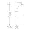114693 1 aqualine factor sprchovy stlp chrom fc960