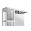 Aqualine, KORIN tükör LED világítással és polcokkal 80x70x12cm, KO350