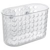 Erga, fürdőszobai kozmetikai kosár 19x9x12 cm tapadókorongokhoz, átlátszó, ERG-YKA-RY.KPN0200