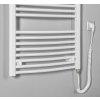 Aqualine, ORBIT-E elektromos melegítő, kerek, 450x960 mm, 300W, fehér, ILEO94T