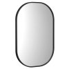 Sapho, CONA SLIM keretes tükör, 40x60cm, fekete, NC245